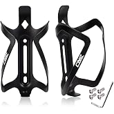 CNC Bike Water Bottle Holder，2-Pack Bike Bottle Cage for MTB Road Bike，Black