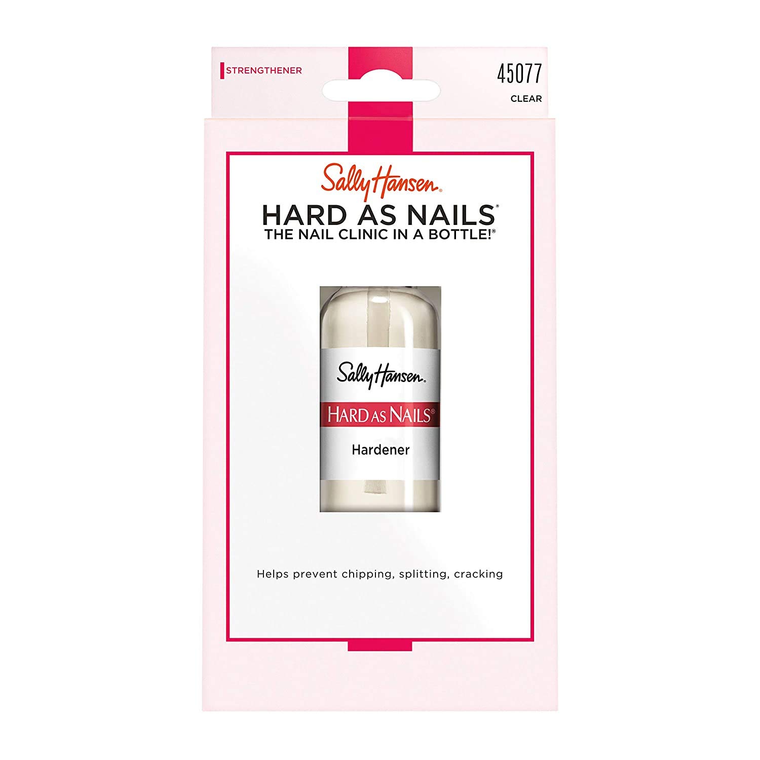 Sally Hansen Hard as Nails Regular # 2103 Clear Transparent By Sally Hansen for Women - 0.45 Oz Nail Hardener, 0.45 Ounce, Clear - 45077 (30003237000) : Nail Polish : Grocery & Gourmet Food