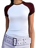 Abardsion Trendy Baby Tees for Women Y2K Shirts