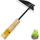 Viganoc Japanese Wide Blade Garden Tool - Premium Quality Hand Hoes/Weeding Sickle is Very Sharp for Quick Work