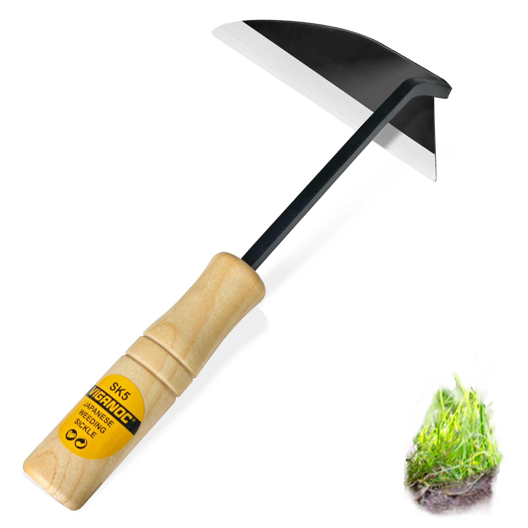 Viganoc Japanese Hand Hoes - Premium Quality Hand Weeding Hoe for Quick Work