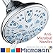 AquaDance Antimicrobial – Anti-Clog High-Pressure 6-Setting Shower Head with Microban Nozzle Protection from Growth of Mold, Mildew & Bacteria for Stronger Shower! 4