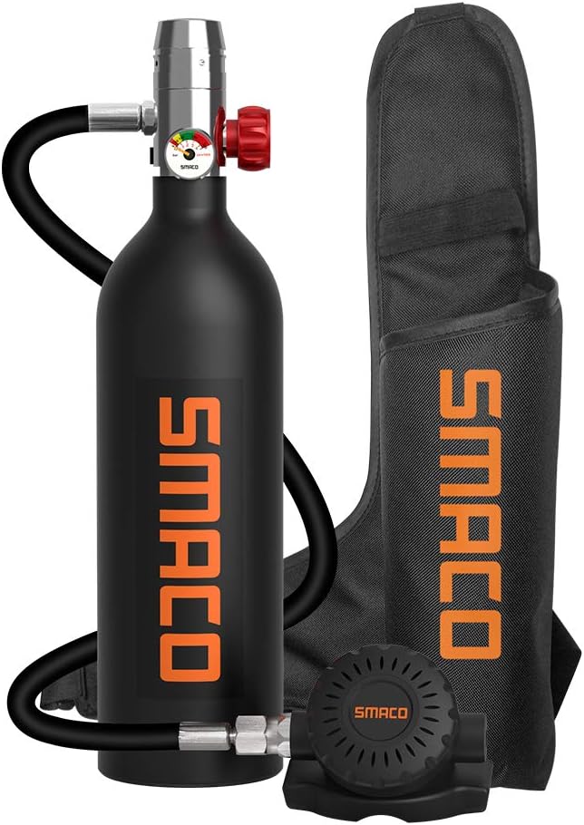 SMACO Scuba Tank Diving Gear for Diver Mini Scuba Tank Oxygen Cylinder