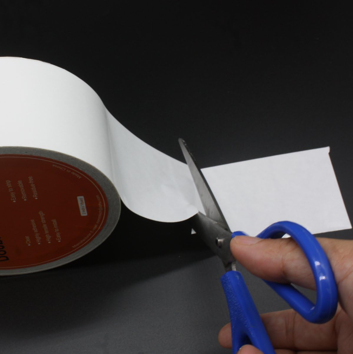 Removable Clear Double Sided Sticky Tape- No Residue, 2 Inches x 20 Yards : Office Products