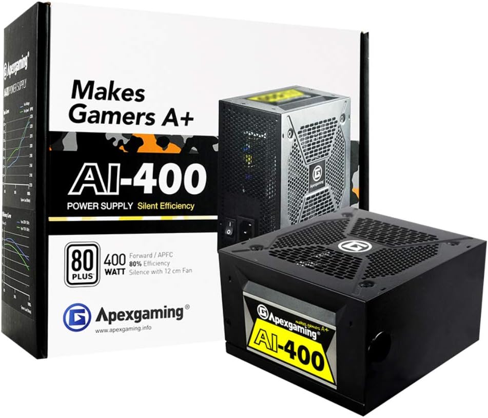 Amazon Co Jp Apexgaming Aiシリーズ 80plus認証 400w Atx電源 3年保証 Psu Ai 400 Jp Pseケーブル 400w Computers Peripherals