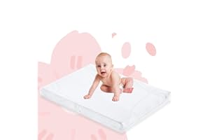 Ustenroya Pack n Play Mattress 38x24x3inch Travel Crib Mattress Portable & Lightweight Baby Mattresses, Removable Washable Cover 1'' Memory Foam & 2'' Foam for Dual Size Use