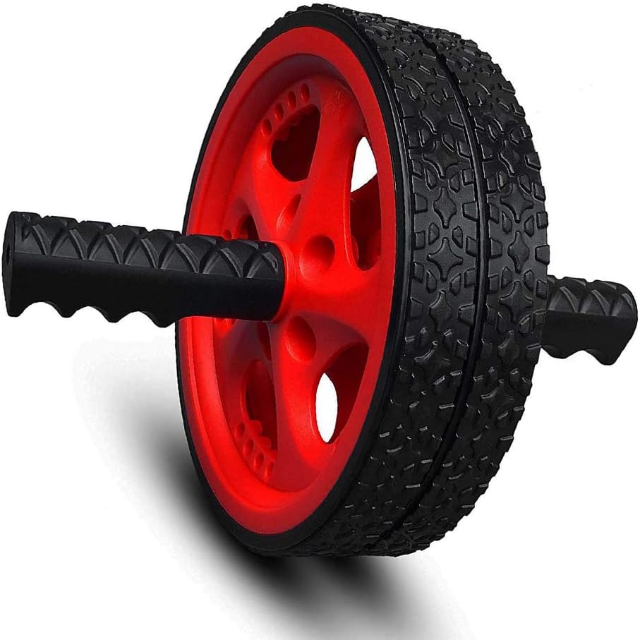 Val Exercise and Fitness Wheel with Easy Grip Handles for Core Training and Abdominal Workout (New Version)