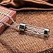 AMIST Hourglass Blood Vial Necklace Kit Cremation Jewelry for Ashes Necklace Glass Vial Pendant Urn Necklace