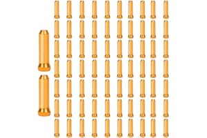 72pcs Bike Spoke Nipples For Mountain Road Bike 14G 2.0mm Steel Spoke Nipple Bicycle Accessories Cycling Parts (Gold)