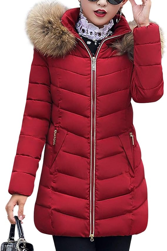 Femme Vetements Accessoires Femmes Long Hiver Chaud Manteau Matelasse Rembourre Veste Parka Fourrure A Super Essoug