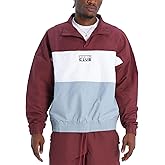 Pro Club Men's Comfort Tri-Color Cotton/Nylon Half Zip Track Jacket