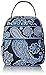 Vera Bradley Women's Cotton Lunch Bunch Lunch Bag, Blue Bandana, One Size