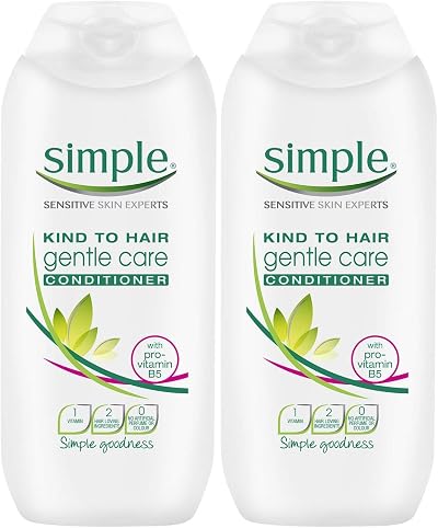 Simple Kind to Hair Gentle Care Conditioner 200ml Pack of 2