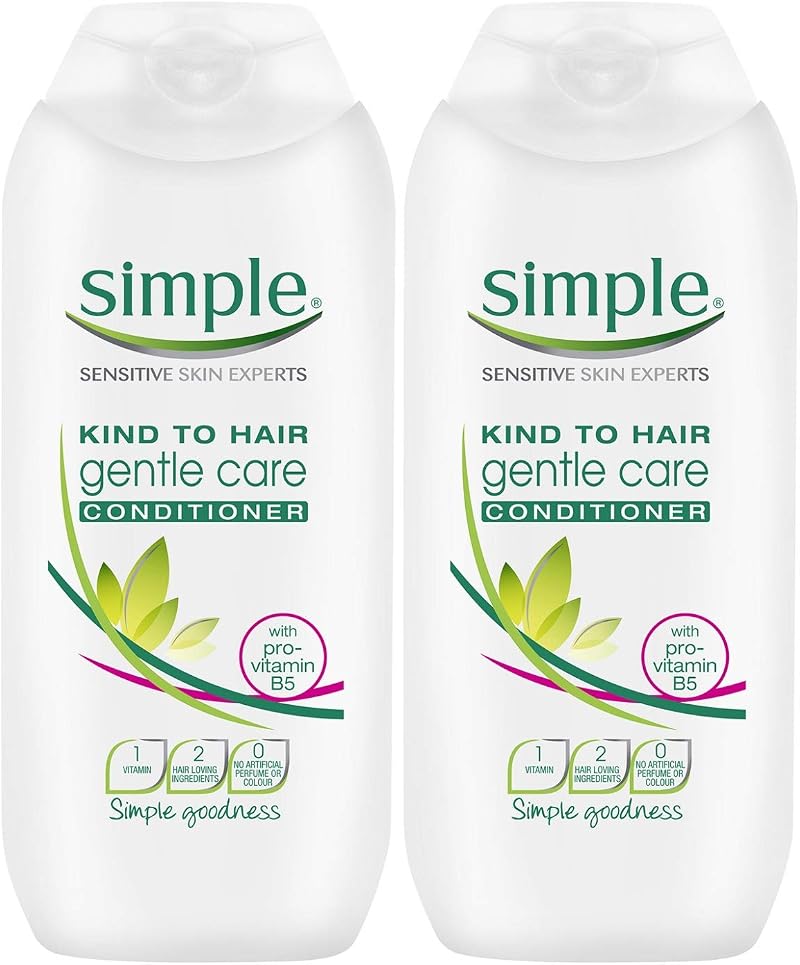 Simple Kind to Hair Gentle Care Conditioner 200ml Pack of 2