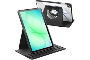 Fintie 360 Degree Rotating Case for Samsung Galaxy Tab A11+ Plus 11 Inch 2025/ A9+ Plus 2023, Swiveling Protective Stand Clea