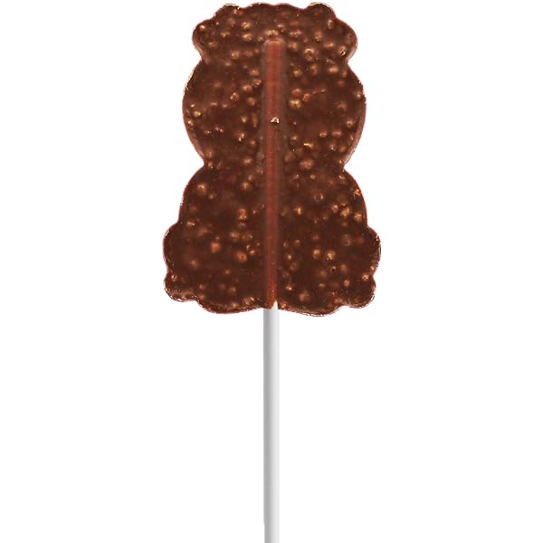 VALENTINE’S BABY BULLDOG BIG CHOCOLATE LOLLIPOP HOLIDAY TREATS, MILK CHOCOLATE POP PARTY BAG FILLERS, INDIVIDUALLY WRAPPED, KOSHER CERTIFIED, 3OZ CHOCOLATE SUCKER