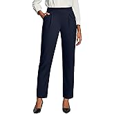 IUGA Women's Work Pants High Waisted Pull On Dress Pants Business Casual Trousers Office Stretchy Slacks with Pockets