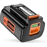 VEHAKIFA 3000mAh 40V Compatible with Black and DeckerLCS1240 LST540 LBX2040 LBXR36 LBXR2036 LBX1540 LST136W Battery Compatible with All Power 40V Black and Decker Power Tools