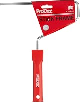 ProDec 10 inch Stick System Paint Roller Frame 8mm Bar Push Fit Handle for view 2