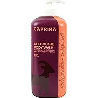 Caprina Fresh Goat’s Milk Body Wash, ORIGINAL Formula, 625 ml, Moisturizing Cleanser for Normal Skin, Gentle Daily Hydration