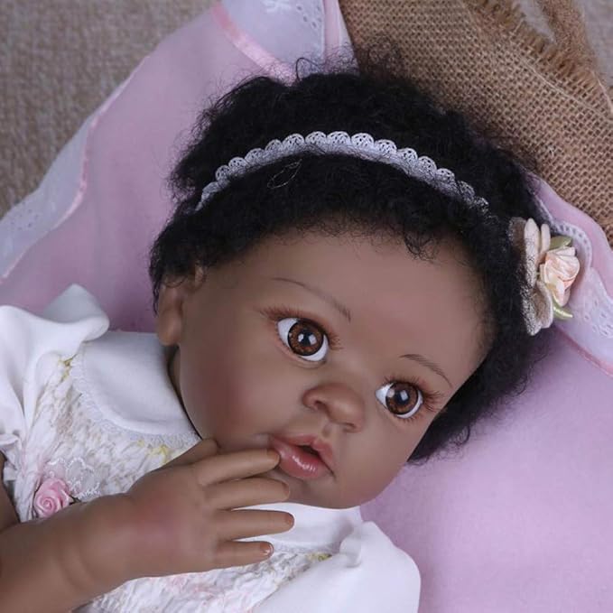 realistic baby dolls black