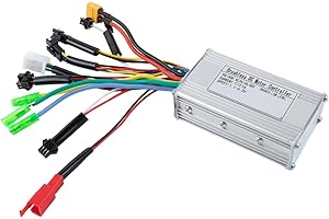 Brushless Controller for 36V 48V E-For Bike and Electric Scooter,17A 250W 350W Intelligent 3-Mode Sine Wave Motor Controller 