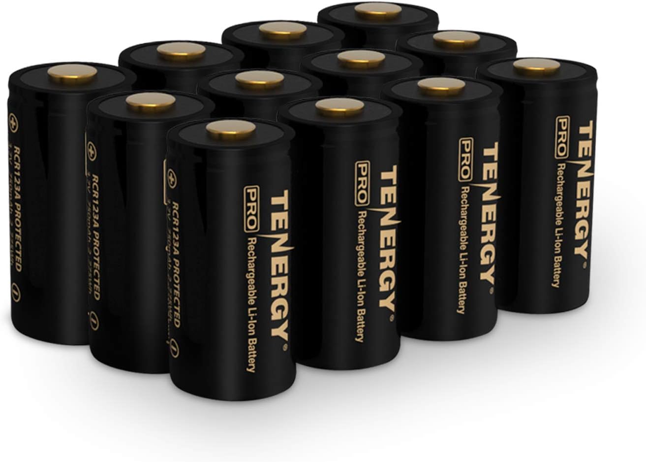 Arlo Certified: Tenergy Premium High Capacity 750mAh 3.7V Rechargeable Battery for Arlo Cameras (VMC3030/VMK3200/VMS3330/3430/3530), 12-Pack