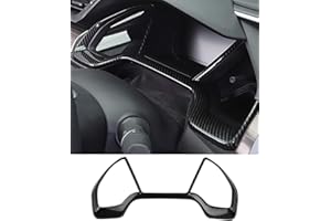 Carbon Fiber Grain Car Dashboard Decorative Frame Dial Rings Cover Trim Frame for Honda 10th Gen Civic 2016 2017 2018 2019 20