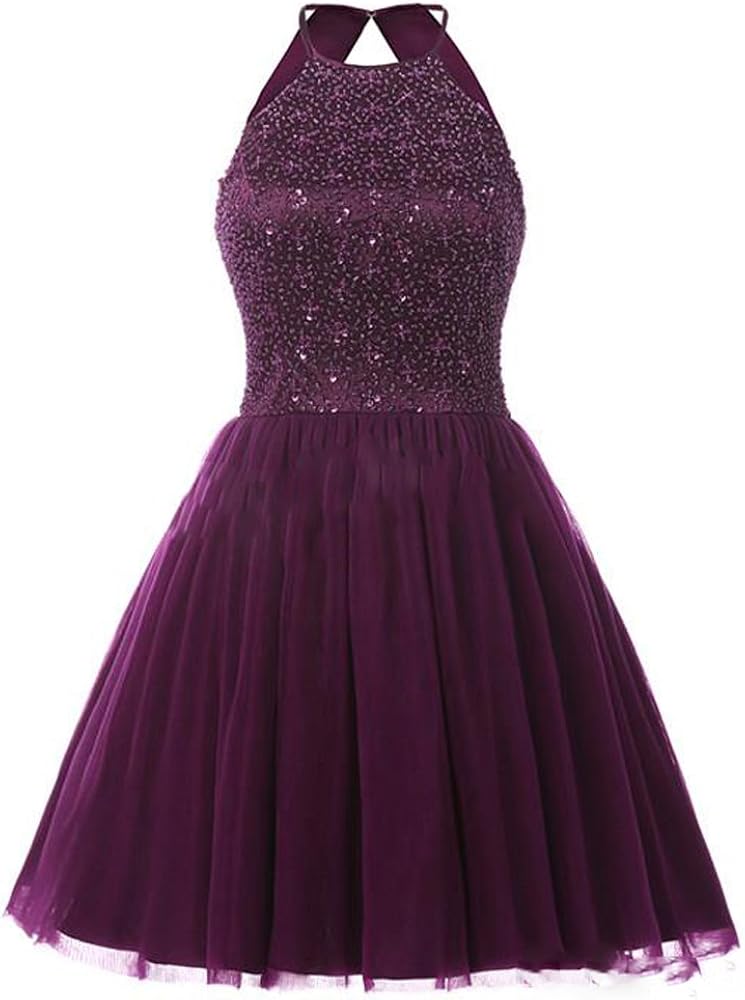purple dress homecoming