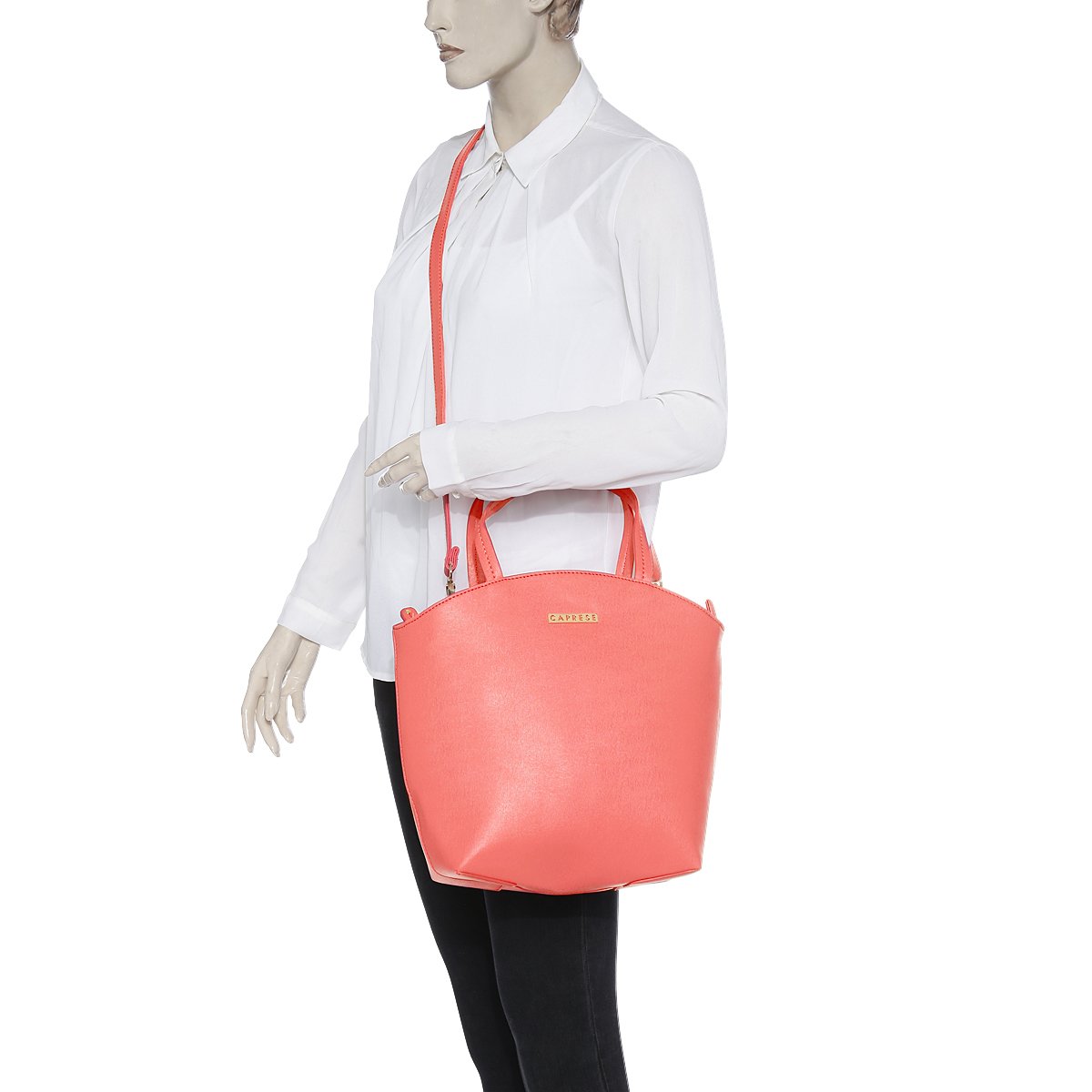 caprese birdie women's satchel (coral)