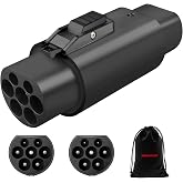 KWGARCIIT Type2 to GBT EV Charger Adapter, 32A 480V 3Phase, Electric Vehicle Charging Adapter IEC 62196 to GB/T, Fit for GBT EVs