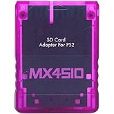 Acogedor MX4SIO SIO2SD SD Card Adapter for PS2, Memory Card Expansion for SIO Replacement Memory Card Reader for PS2 Fat Console()