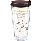 Tervis Disney Winnie the Pooh Group Made in USA Double Walled Insulated Tumbler Travel Cup Keeps Drinks Cold & Hot, 24oz, Classic