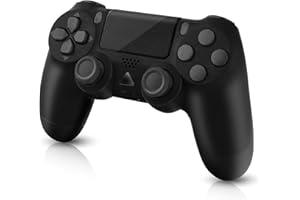 Turquvix Wireless Controller for PS-4, with Audio Jack, Vibration, Six-Axis Motion Control, Touchpad, Compatible with Play St