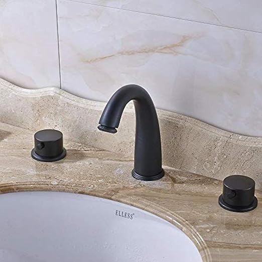 Montado en la cubierta, manijas dobles, grifos para lavamanos, grifo