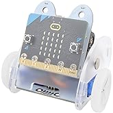 ELECFREAKS microbit Ring:bit Car Kit BBC Micro:bit Car, DIY Programmable Kit Makecode Project, Micro:bit Coding Starter Kit with Wiki Tutorial(Without Micro:bit)