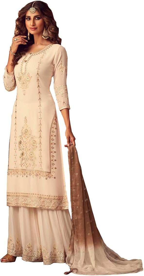 New Sharara Plazo Dress Stitched Indian 