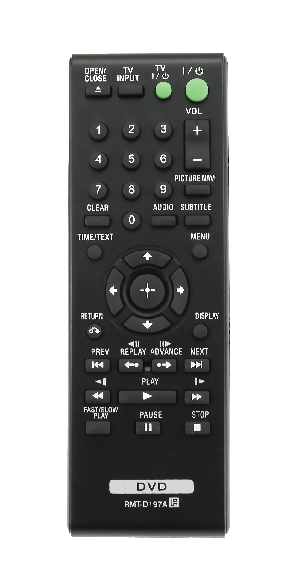 RMT-D197A Replace Remote Control -VINABTY RMTD197A Remote Control Replacement for Sony CD DVD Player DVP-SR510 DVP-SR510H DVP-SR90 DVPSR201P DVPSR210P DVPSR405P DVP-SR500WM DVPSR510H Remote Controller