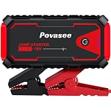 Povasee Jump Starter 5000A Car Jumper Starter, Model A30 12V Jump Box for Car Battery up to 10L Gas or 8L Diesel Engine Battery Jumper Starter Portable with Power Bank/Dual Output/LED Light