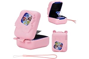YouKnow Silicone Case for Bitzee Disney Interactive Toy Digital Pet and Case, Protective Skin Sleeve for Bitzee Virtual Electronic Pets Accessories (Case Only) (Pink)