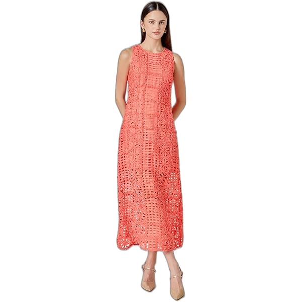 chinese dress ladies Textured Sleeveless Maxi Dress main image 1