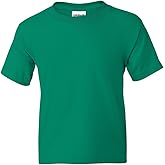 Gildan Youth 5.6 oz. DryBlend/UltraBlend 50/50 T-Shirt>S KELLY GREEN G800B