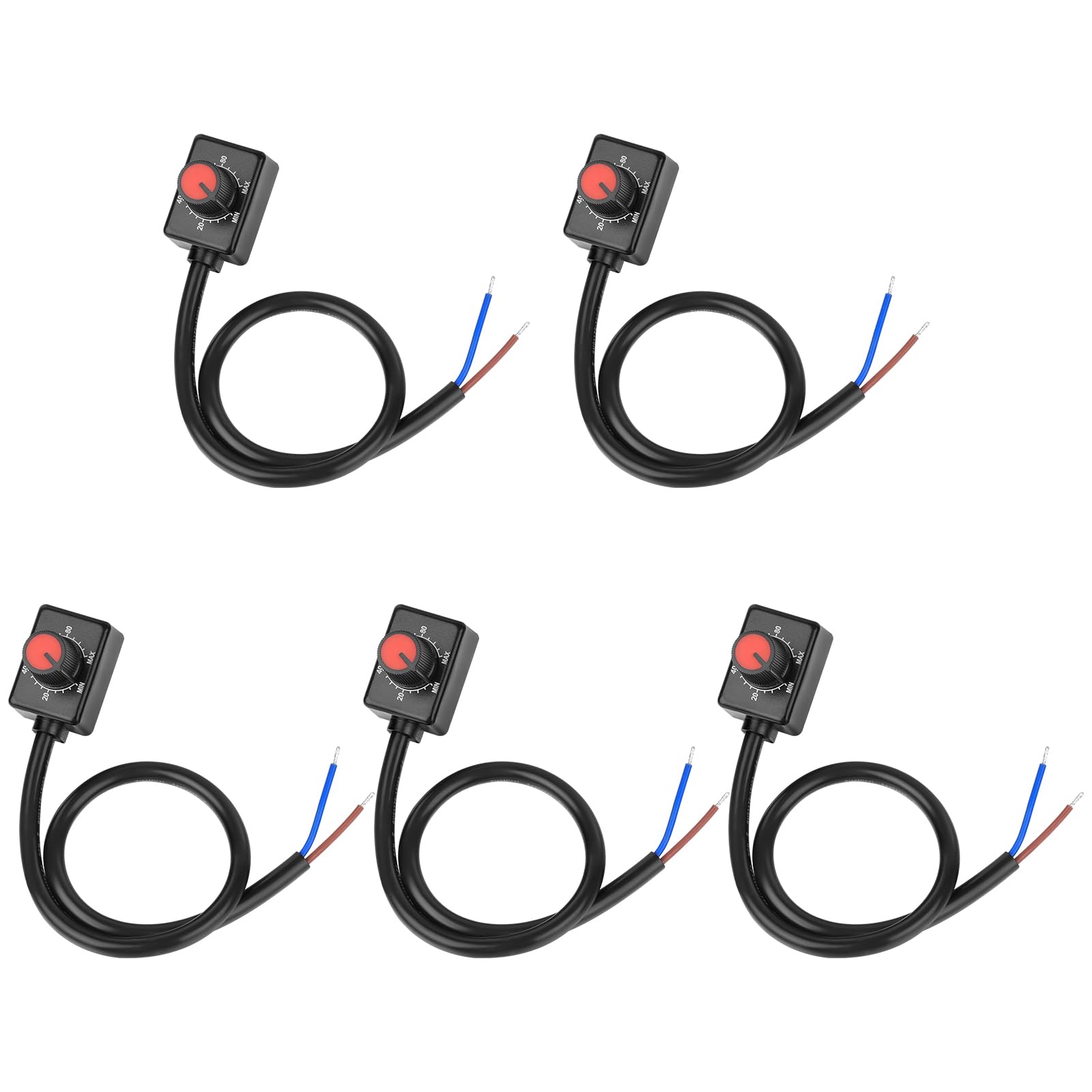 Photo 1 of 5 Pcs DC 0/1-10V Knob LED Dimmer, PWM Dimmer Controller with Rotary Switch for Led Lights 0-10V or 1-10V Dimmable Electronic Ballasts Interior Lighting Spotlight Grow Lamp LED Driver Plant Light