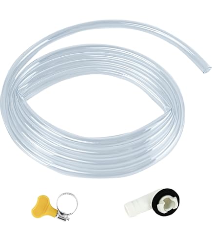 Tuyau De Vidange Pour Déshumidificateur - Longueur 5 Ou 6 M, Raccords 16 Et 25 Mm, Pour évacuation Continue Sans Vidange Manuelle - 10