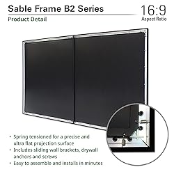 Elite Screens Sable Frame B2 Series 150-Inch Fixed