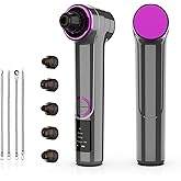 Blackhead Remover Vacuum, Pore Vacuum Blackhead Extractor, Pore Suction Face Suction, Electric 5 Heads Heating, Nose & Face Deep Clean, Pimple Sucker Remover Tools, USB Rechargeable 9 Modes 3 Levels