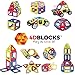 4DBlocks - Play it , Love it! - Magnetic Building Block Set – 40 Pieces – Promotes Creativity, Imagination & Brain Development – The Best Combination Of Recreation & Education For Children