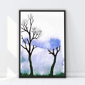 signwin Framed Canvas Wall Art Abstract Trees Canvas...