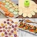 Vegetable Cutters Shapes Set, 12pcs Stainless Steel Mini Cookie Cutters, Vegetable Cutter and Fruit Mold Cheese Presses Cute Cartoon Animals Flower Star Shape Heart Stamps Decorating Tools for Kids