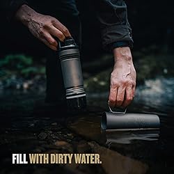 GRAYL UltraPress Titanium 16.9 oz Water Purifier